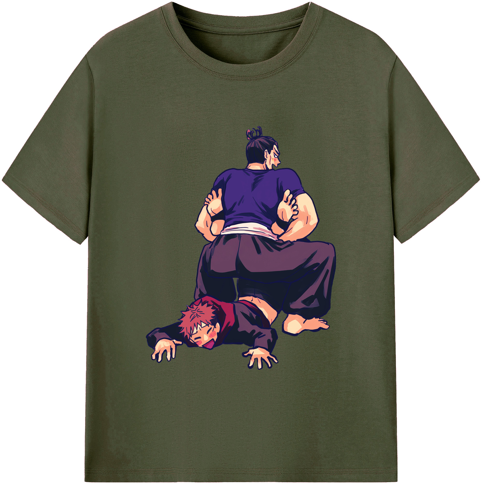 （画像用） 呪術廻戦 Jujutsu Kaisen 綿100％ メンズ半袖Tシャツ｜肌触りやわらか＆通気性